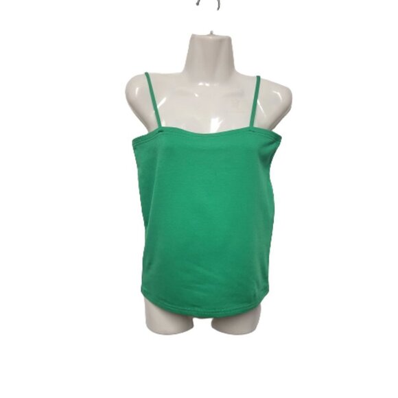 GREEN Spaghetti Strap Camisole Light Green Tank Top - New Without Tags- One Size - Picture 1 of 9